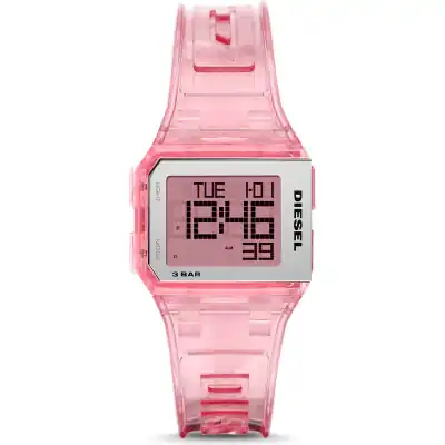 Diesel Chopped Millennial Pink Transparent Quartz DZ1920 Women's Watch