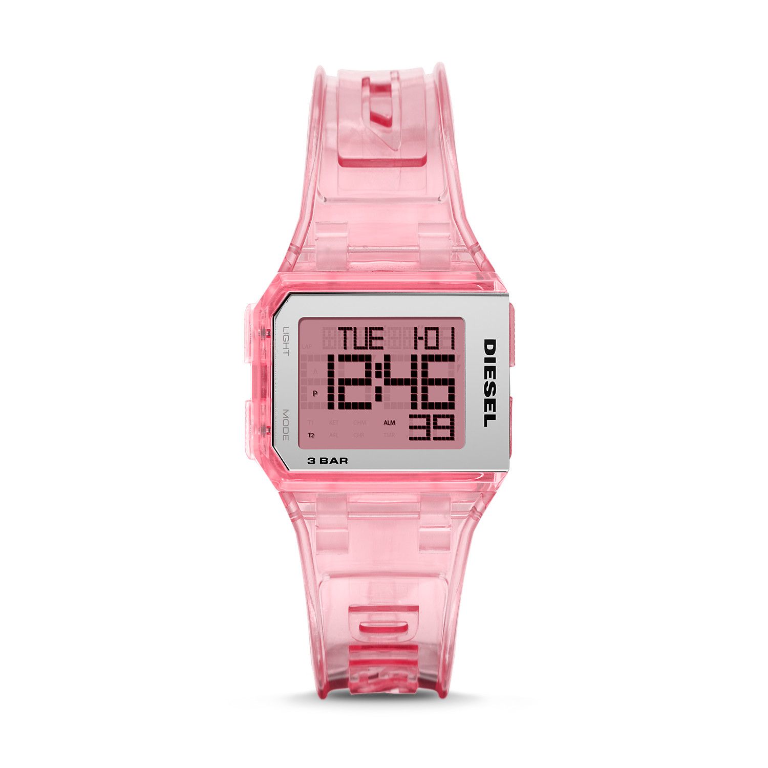 Diesel Chopped Millennial Pink Transparent Quartz DZ1920 Women's Watch