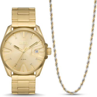 Diesel Men's Watch & Necklace set (dz2163set) - ms9