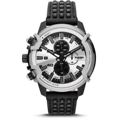 Diesel Griffed Chronograph Leather Quartz DZ4571 Men's Watch