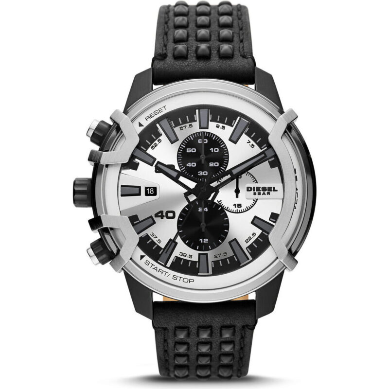 Diesel Griffed Chronograph Leather Quartz DZ4571 Men's Watch