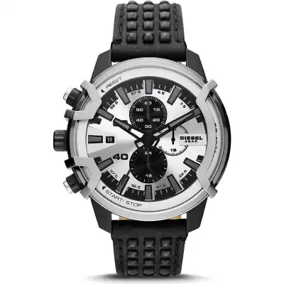 Diesel Griffed Chronograph Leather Quartz DZ4571 Men's Watch