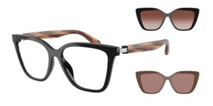 Emporio Armani Ea 4254u With Clip On (EA 4254U WITH CLIP ON_62661W_52) Women's EYEWEAR