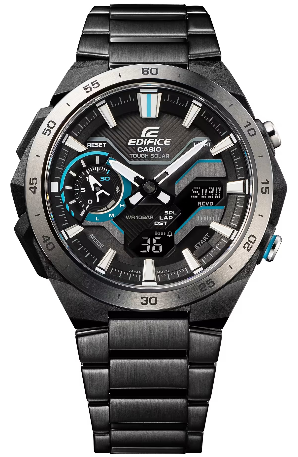 Casio Edifice windflow - f1 chronograph. tough solar. (ecb-2200dd-1aef) Men's Watch - Image 2
