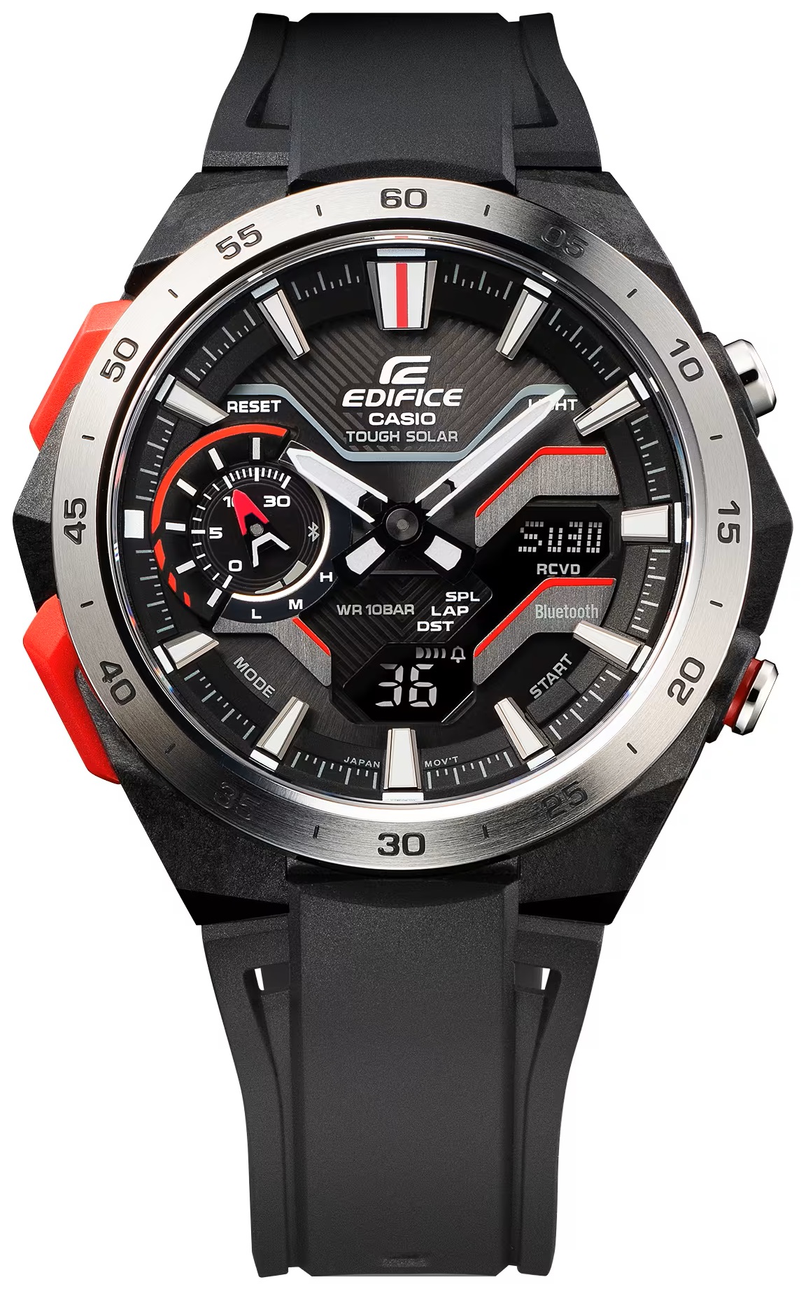 Casio Edifice windflow - f1 chronograph. tough solar. (ecb-2200p-1aef) Men's Watch - Image 3