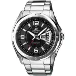 Casio Edifice Classic Day Date - Black (EF-129D-1AVEF) Men WATCHES