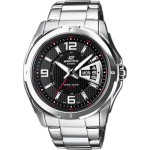 Casio Edifice Classic Day Date - Black (EF-129D-1AVEF) Men's Watch