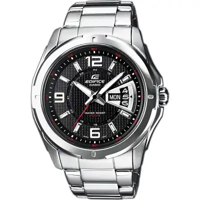 Casio Edifice Classic Day Date - Black (EF-129D-1AVEF) Men WATCHES