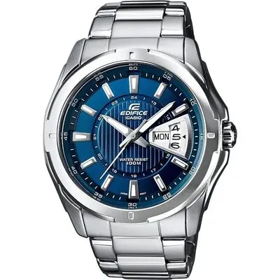 CASIO EDIFICE CLASSIC DAY DATE - BLUE (EF-129D-2AVEF) Men WATCHES