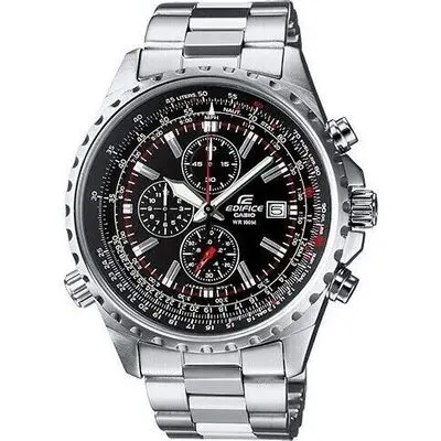 Casio Edifice Slide Rule Xl Chrono - Black (EF-527D-1AVEF) Men WATCHES
