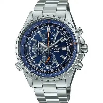 Casio Edifice Slide Rule Xl Chrono - Blue (EF-527D-2AVUEF) Men WATCHES