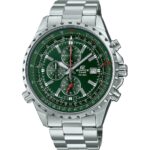 Casio Edifice Slide Rule Xl Chrono - Green (EF-527D-3AVUEF) Men's Watch
