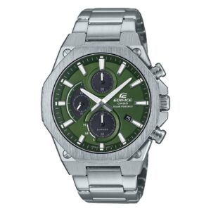 Casio Edifice Chronograph Slim Sapphire - Green New! (EFS-S570D-3AUEF) Men's Watch