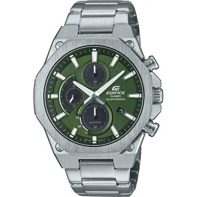 Casio Edifice Chronograph Slim Sapphire - Green New! (EFS-S570D-3AUEF) Men WATCHES