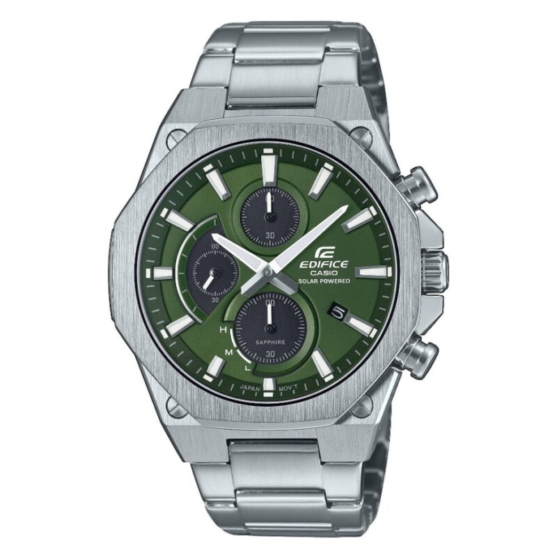Casio Edifice Chronograph Slim Sapphire - Green New! (EFS-S570D-3AUEF) Men's Watch