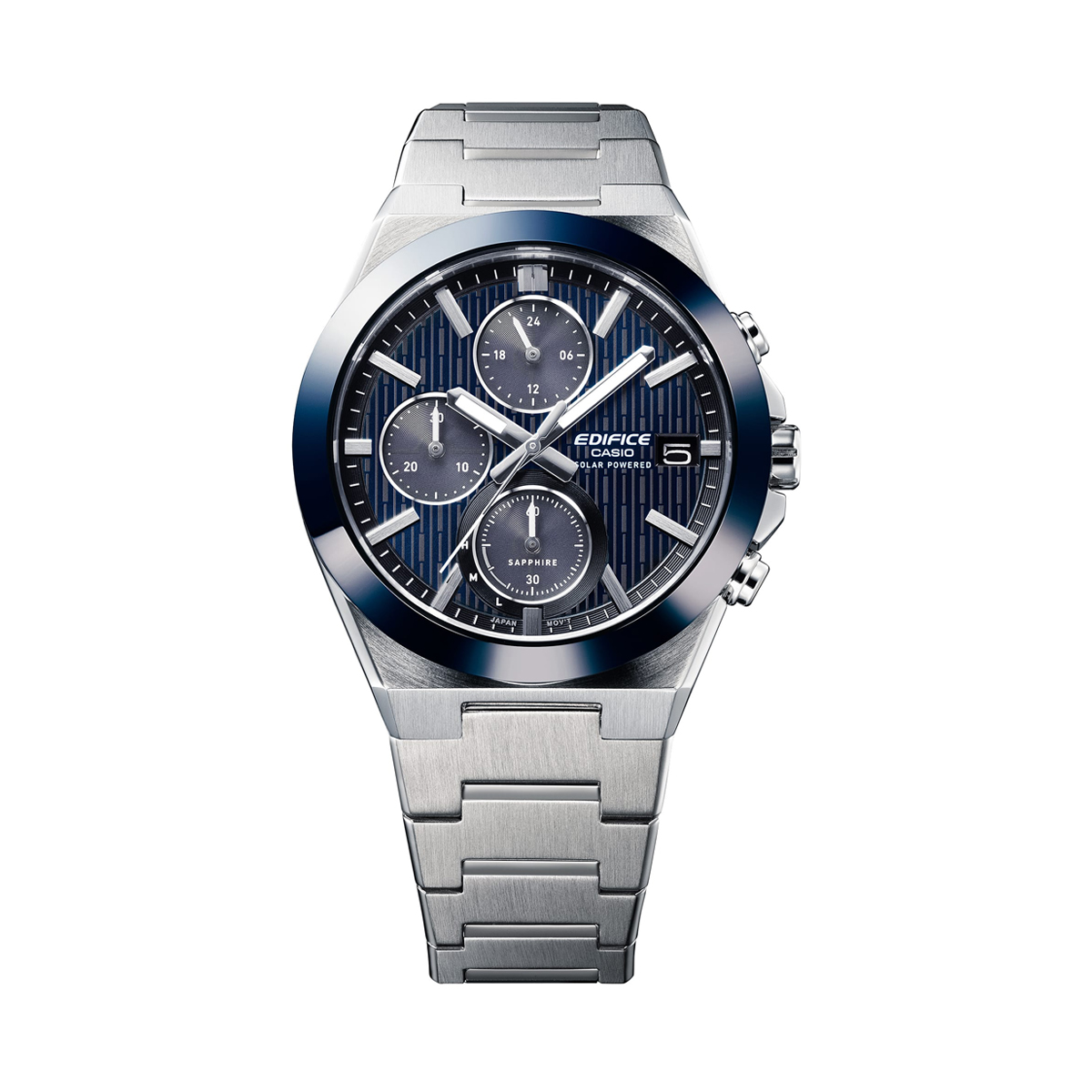 CASIO EDIFICE SOLAR POWERED CHRONOGRAPH - BLUE (EFS-S650D-2AEF) - Image 2
