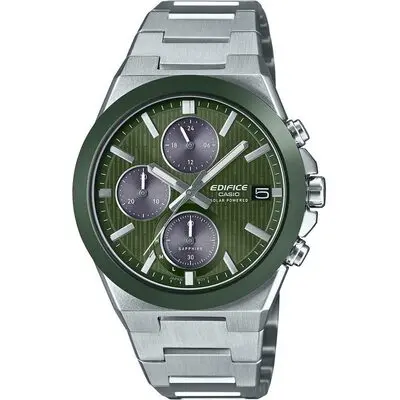 Casio Edifice Solar Powered Chronograph - Green (EFS-S650D-3AEF) Men WATCHES