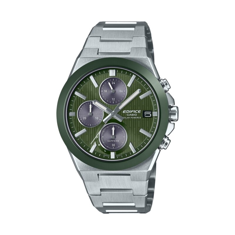 Casio Edifice Solar Powered Chronograph - Green (EFS-S650D-3AEF) Men's Watch