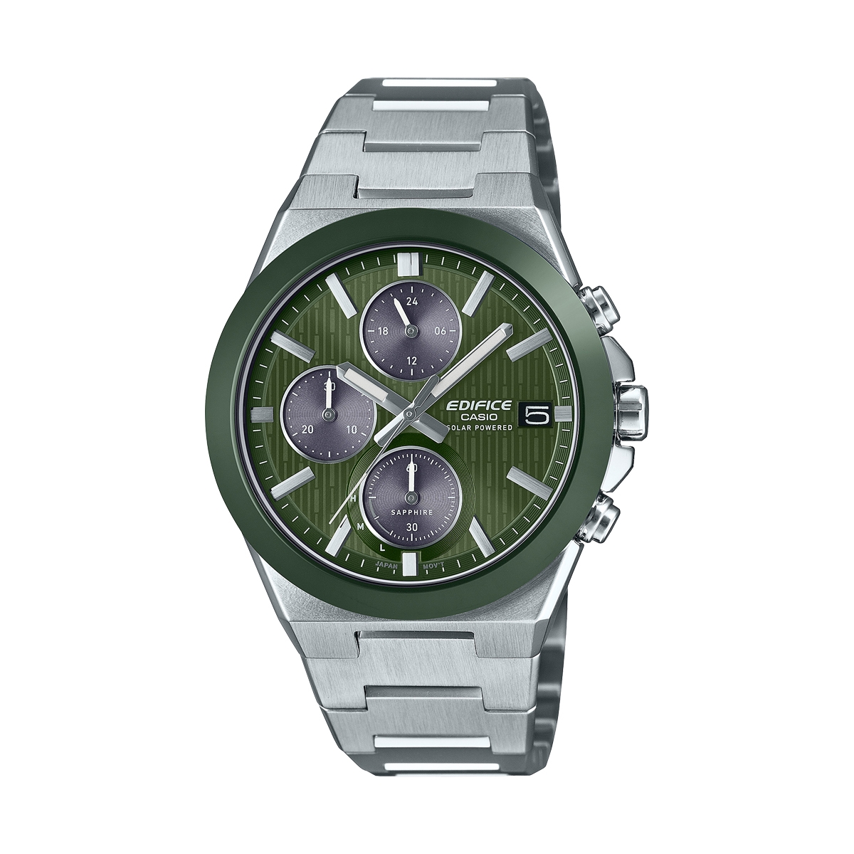 Casio Edifice Solar Powered Chronograph - Green (EFS-S650D-3AEF) Men's Watch