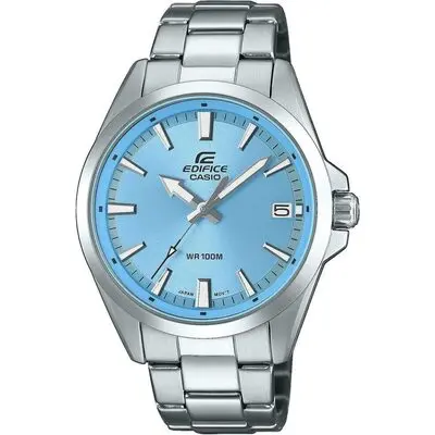 Casio Edifice Classic Date - Light Blue (EFV-100D-2BVUEF) Men WATCHES