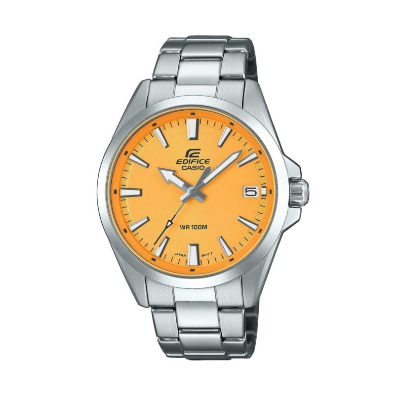 Casio Edifice Classic Date - Orange (EFV-100D-9AVUEF) Men's Watch