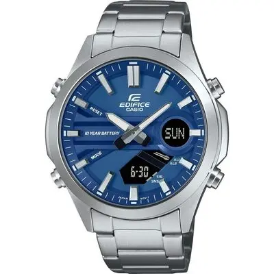 Casio Edifice Classic Ana-digit - 10 Year Battery ***special Price*** (EFV-C120D-2AEF) Men WATCHES