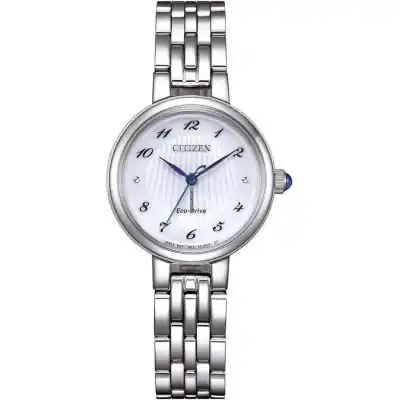 Citizen L Stainless Steel White Dial Eco-Drive EM0990-81A Women's Watch Citizen L Stainless Steel White Dial Eco-Drive EM0990-81A Women's Watch