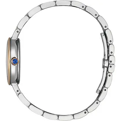 Citizen L Classic Two Tone Stainless Steel Mother Of Pearl Dial Eco-Drive EM0996-84Y Women’s Watch - EM0996-84Y