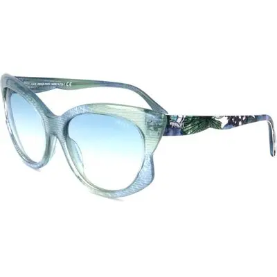 Emilio Pucci Sunglasses Ep0049 Turquoise (EP0049-89W 58-18-140) Women EYEWEAR