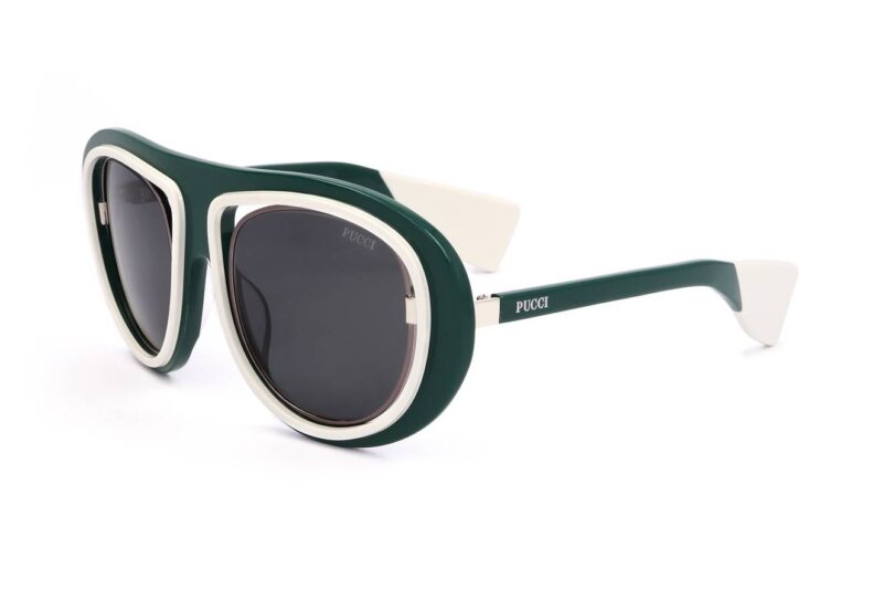Emilio Pucci Sunglasses Ep0059 Shiny Dark Green (EP0059-96A 59-25-130) Women's EYEWEAR