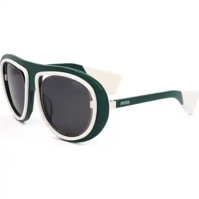 Emilio Pucci Sunglasses Ep0059 Shiny Dark Green (EP0059-96A 59-25-130) Women EYEWEAR