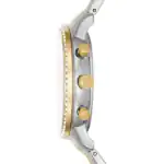 Fossil Neutra Chronograph Two Tone Stainless Steel White Mother Of Pearl Dial Quartz ES5216 Women’s Watch - ES5216
