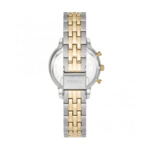 Fossil Neutra Chronograph Two Tone Stainless Steel White Mother Of Pearl Dial Quartz ES5216 Women's Watch