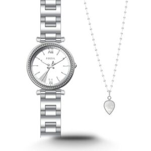 Fossil Virginia set + Necklace Womens Watch (es5250set)