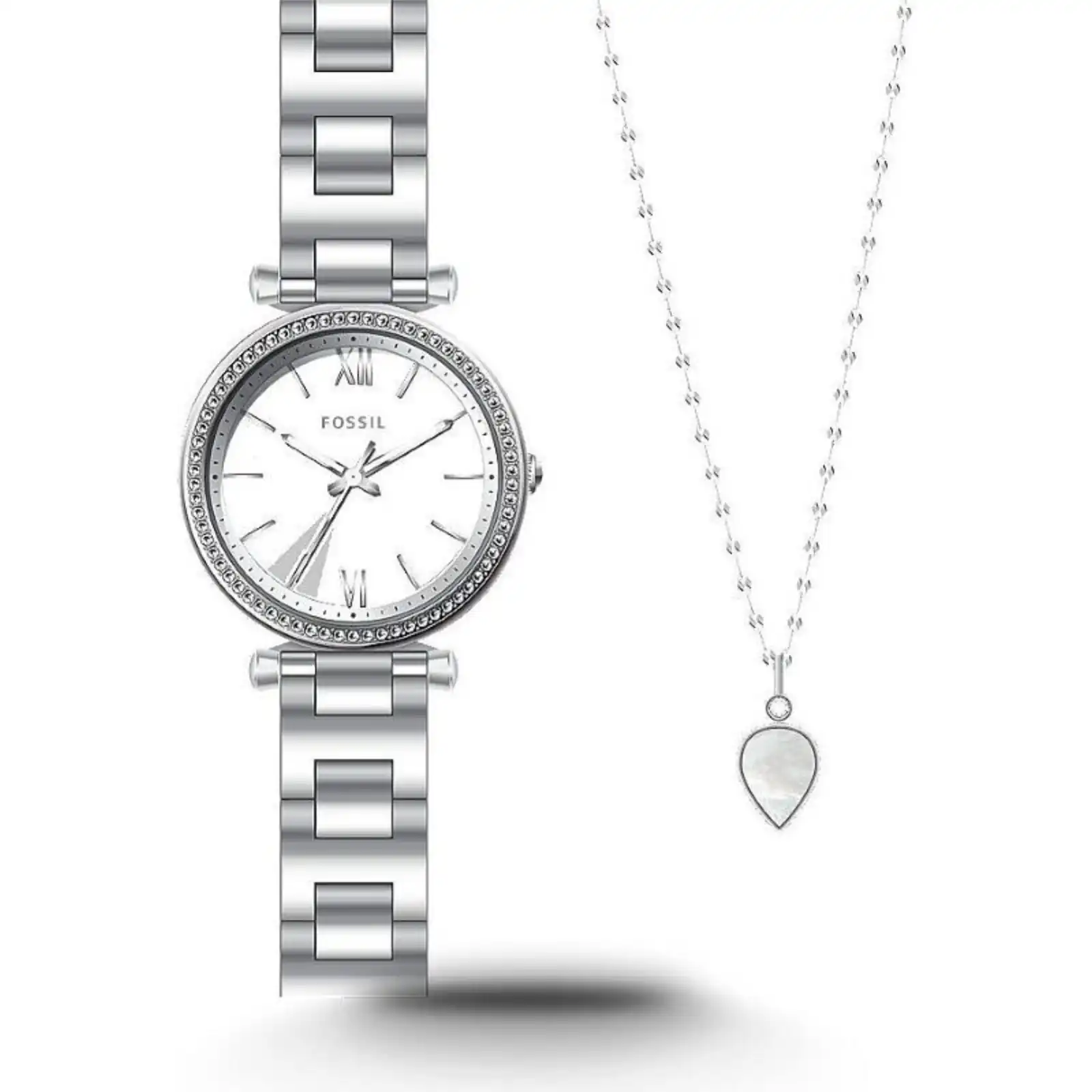 Fossil Virginia Set + Necklace (ES5250SET) Women WATCHES Fossil Virginia Set + Necklace (ES5250SET) Women WATCHES