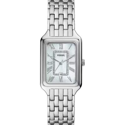 Fossil Raquel Stainless Steel White Mother Of Pearl Dial Quartz ES5306 Women's Watch