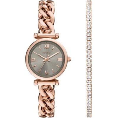 Fossil Carlie Special Pack + Bracelet (ES5378SET) Women's FASHION ACCESSORIES