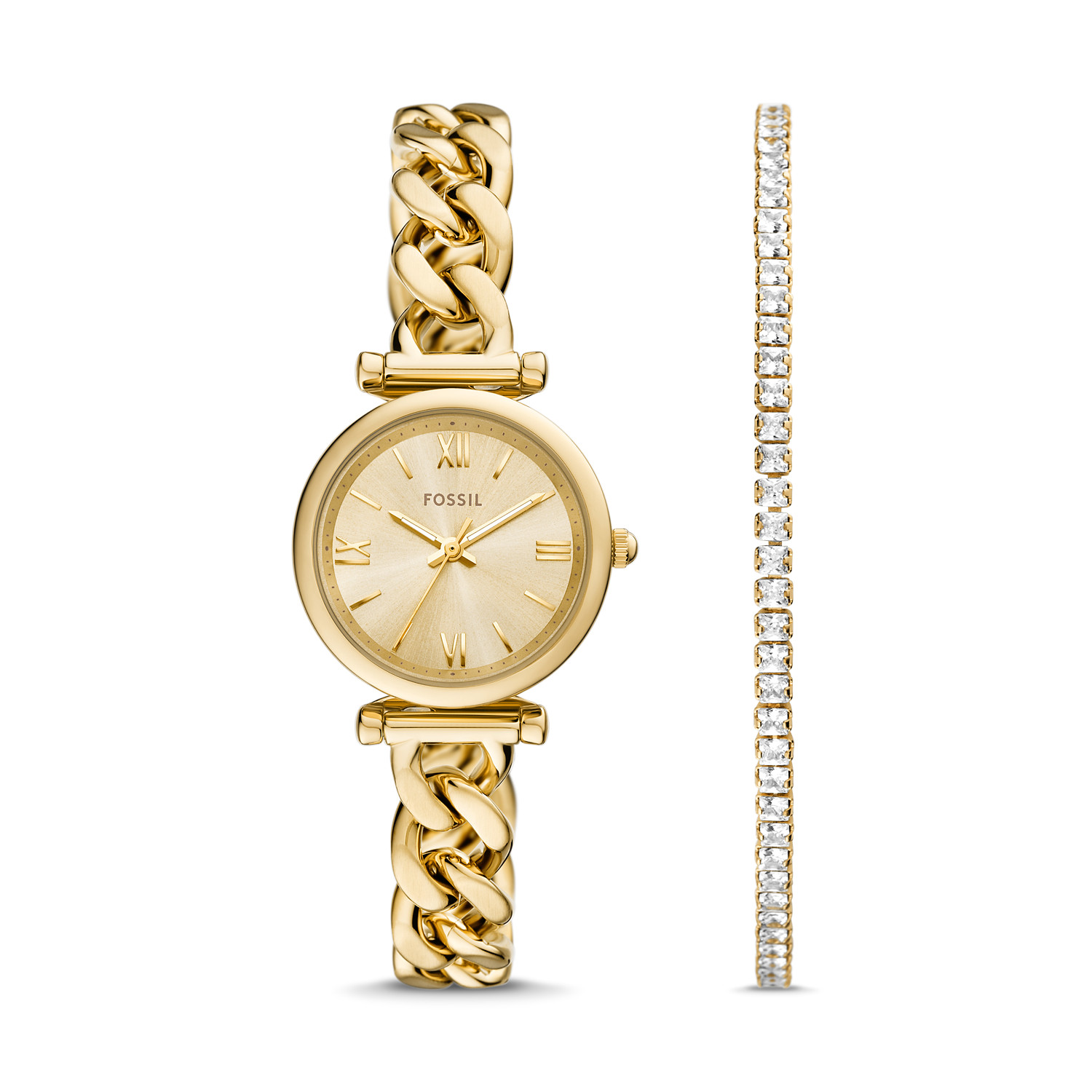 Fossil Carlie Special Pack + Bracelet (ES5387SET) Women's Watch