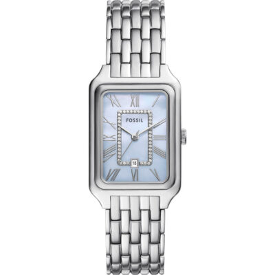 Fossil Raquel stainless steel mother of pearl dial quartz es5402 Women's watch