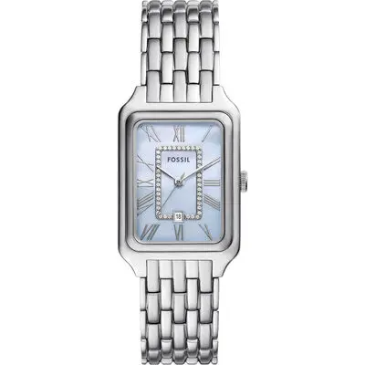 Fossil Raquel stainless steel mother of pearl dial quartz es5402 Women's watch