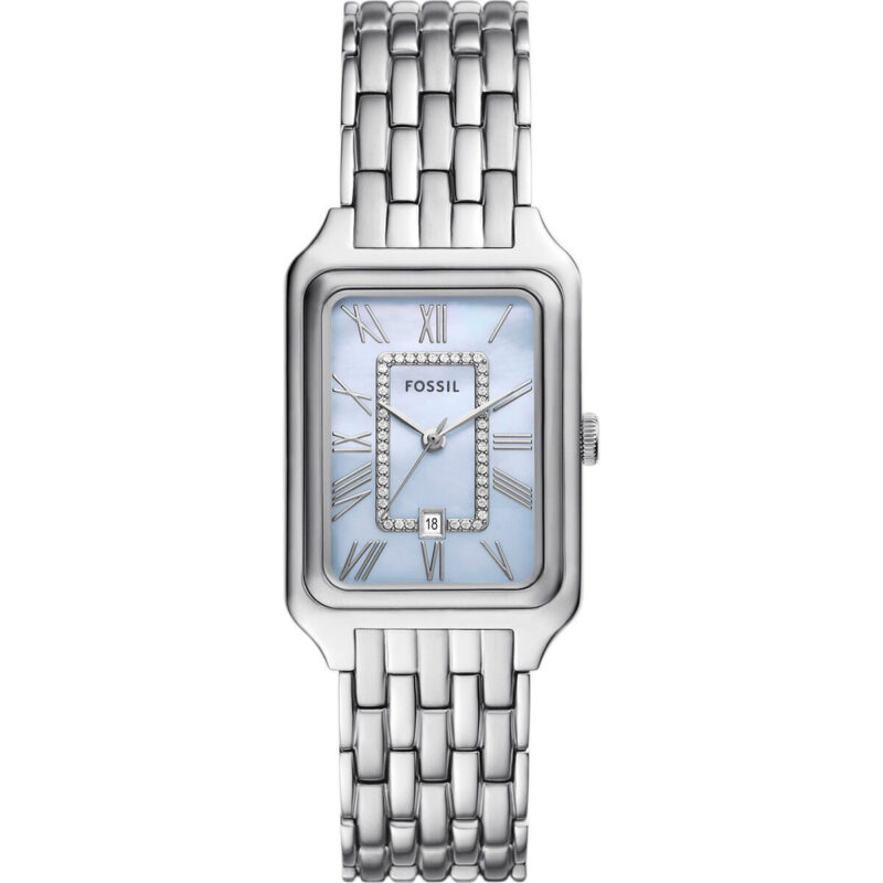 Fossil Raquel stainless steel mother of pearl dial quartz es5402 Women's watch