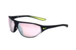 Nike Sunglasses Aero Swift Matte Black Road Chrome (E_ DQ0992-012 65-12-140) Unisex EYEWEAR