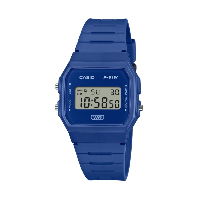 Casio Vintage F-91 Bio Resin Strap - Blue (F-91WB-2A1EF) Unisex Watch