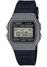 Casio Vintage F-91 Bio Resin Strap - Grey (F-91WM-1BDF) Men's Watch