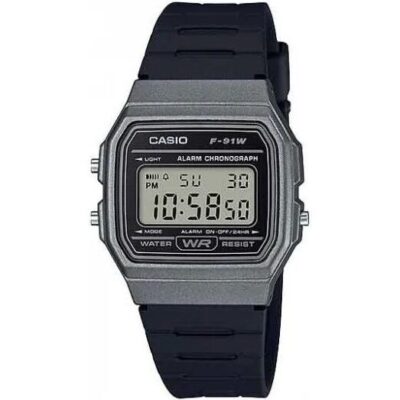 Casio Vintage F-91 Bio Resin Strap - Black (F-91WM-1BDF) Unisex WATCHES