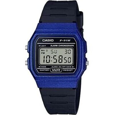 Casio Vintage F-91 Bio Resin Strap - Blue (F-91WM-2ADF) Unisex WATCHES