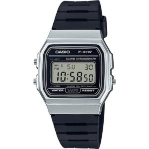 Casio Vintage F-91 Bio Resin Strap - Silver (F-91WM-7ADF) Unisex WATCHES
