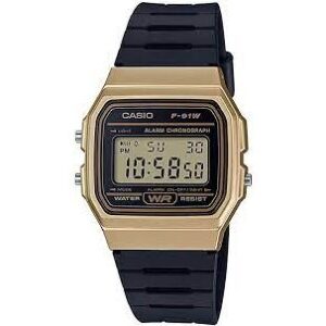 Casio Vintage F-91 Bio Resin Strap - Gold (F-91WM-9ADF) Men WATCHES