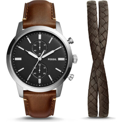 Fossil Townsman special pack + Bracelet and Men's Watch (fs5967set) - Townsman Gift Set