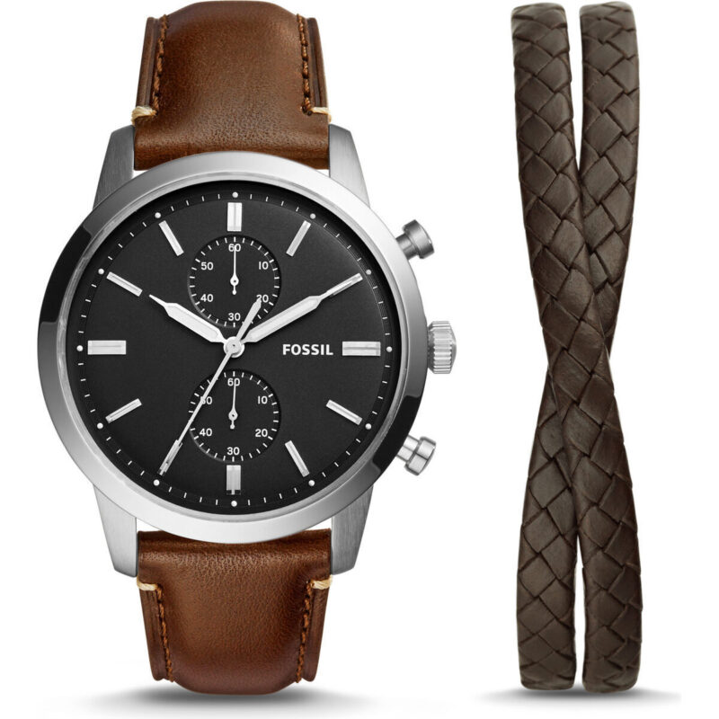 Fossil Townsman special pack + Bracelet and Men's Watch (fs5967set) - Townsman Gift Set